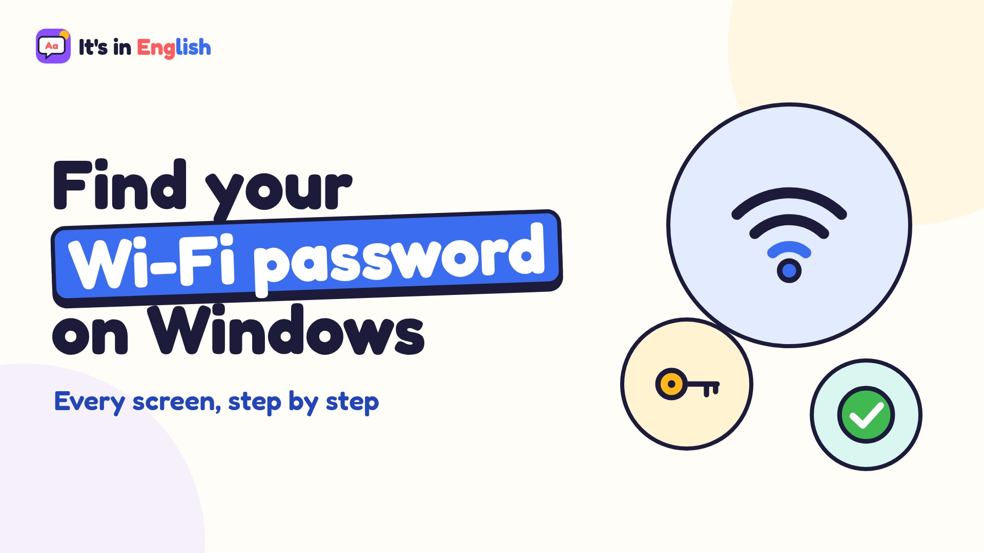 How to set up a guest Wi-Fi network | It's in English
